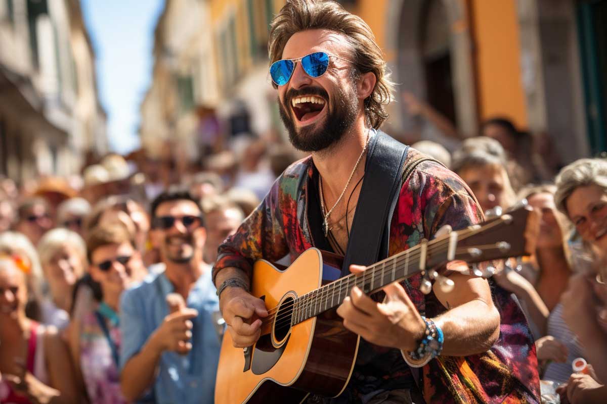 عینک آفتابی و موسیقی خیابانی، نماد آزادی و خلاقیت